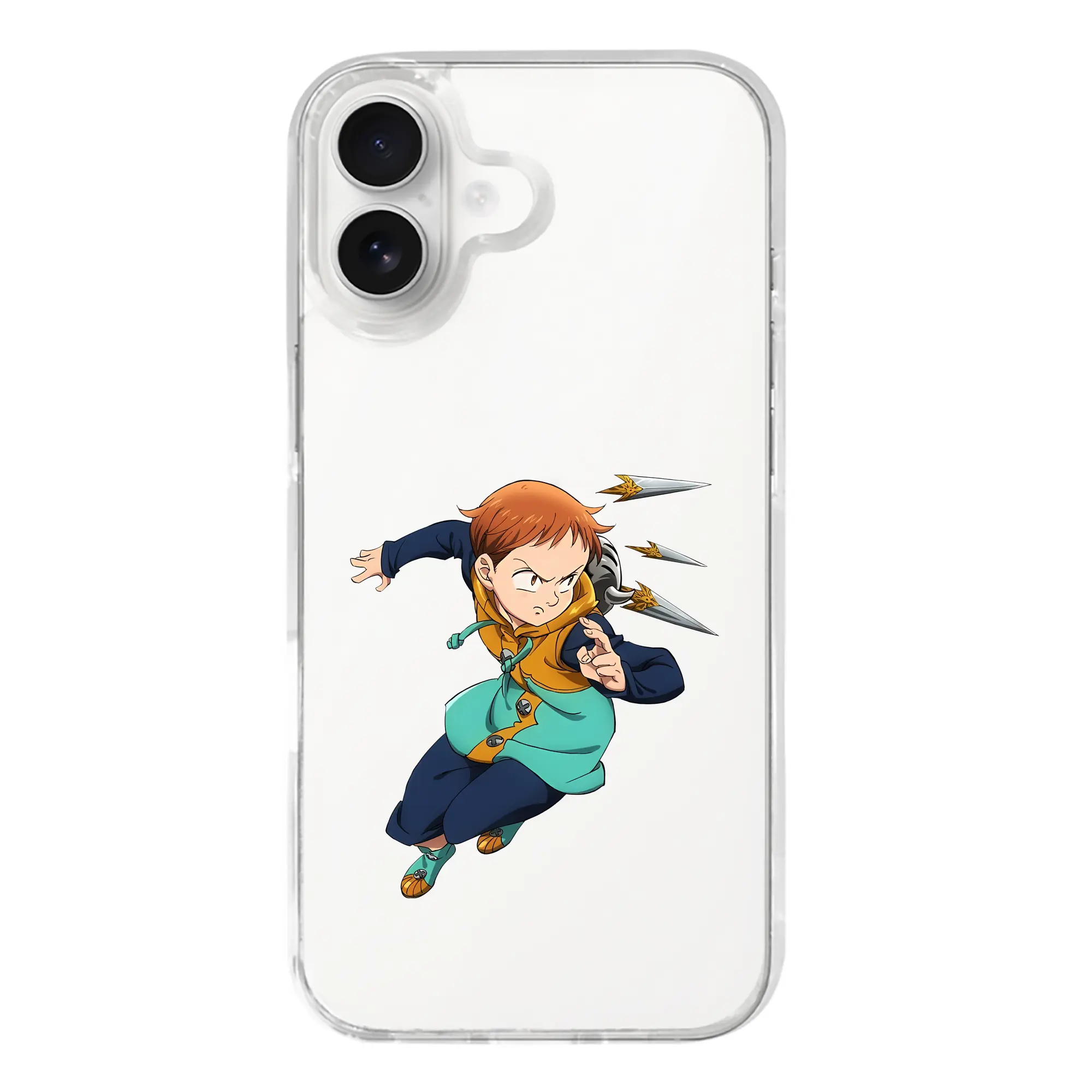 七つの大罪 グッズ キング - iPhone 17シリーズ 透明スマホケース – 薄型・耐衝撃・精密フィット保護カバー